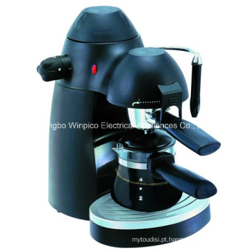 Elétrica do vapor 4 xícaras de café expresso e Cappuccino cafeteira